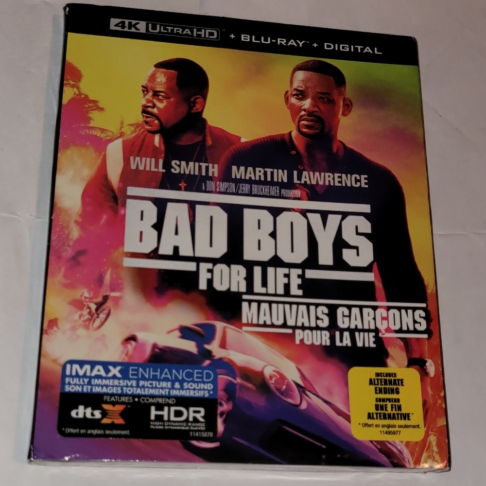 Bad Boys for Life (4K Ultra HD Blu-ray Disc, 2020)